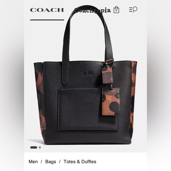 COACH Manhattan tote In Wild Beast Print Mixed Materials 72007 - Picture 14 of 15